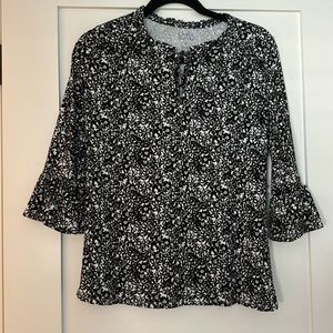 Croft & Barrow Bell Sleeve Top